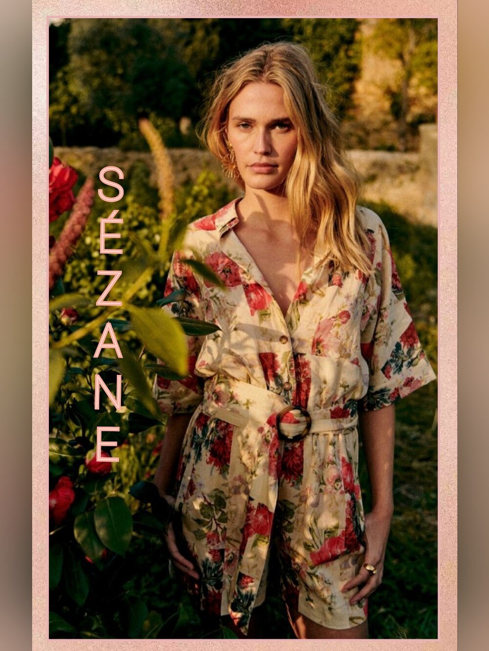 Sézanne Ruby Maxi Floral Parchwork Romper